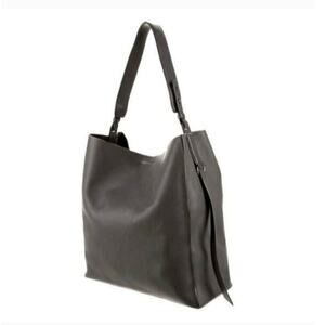 All Saints Paradise N/S Tote Gray Leather
